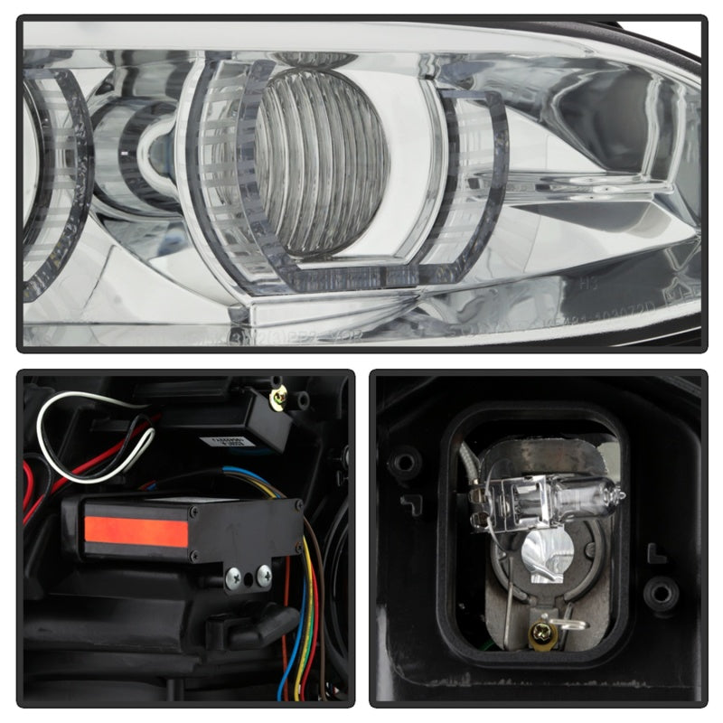 Spyder 5086518 fits BMW 08-10 F92 3 Series Proj Headlight - High Beam H3 DRL LE