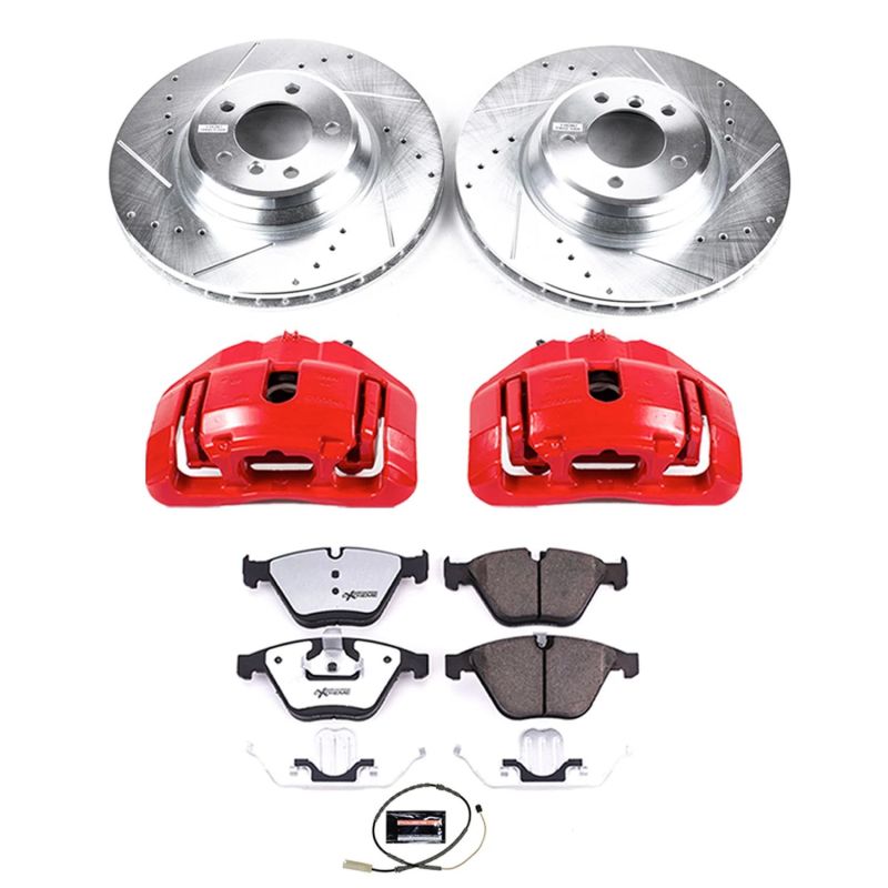 Power Stop KC6058-26 13-15 fits BMW X1 Front Z26 Street Kit w/Cals