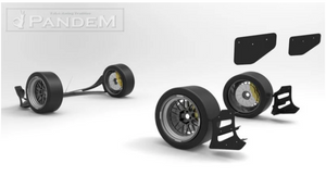 GReddy 17010284 2012+ fits Scion FR-S Pandem Wide Body V3.5 Rear Canards