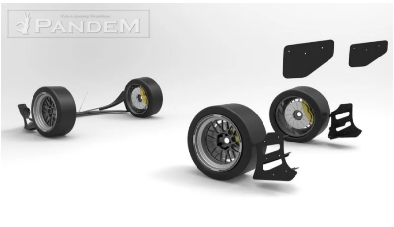 GReddy 17010284 2012+ fits Scion FR-S Pandem Wide Body V3.5 Rear Canards