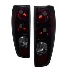 xTune 9036361 fits Chevy Colorado 04-12 04-12 Euro Style Tail Lights - Black Sm