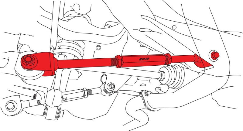 SPC Performance 67666 00-09 fits Subaru Outback Rear Adjustable Toe Arm