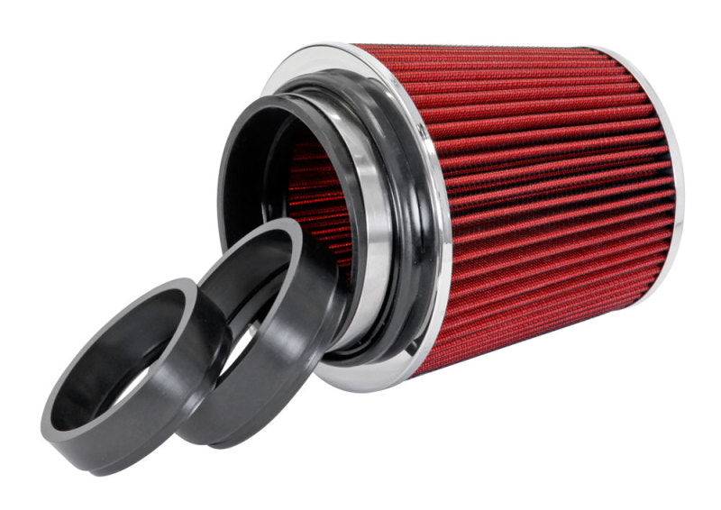 Spectre 8132 Adjustable Conical Air Filter 5-1/2in. Tall (Fits 3in. / 3-1/2in. / 4in. Tubes) - Red