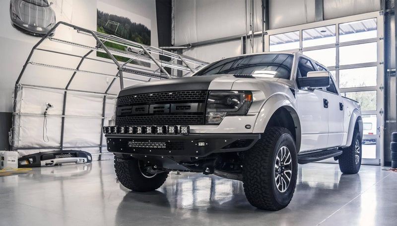 Addictive Desert Designs F014532910103 fits Ford 10-14 F-150 Raptor Race Series R Front Bumper - 10 Single Lights