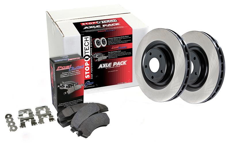 Stoptech 906.40072 Centric OE Coated Front & Rear Brake Kit (4 Wheel)