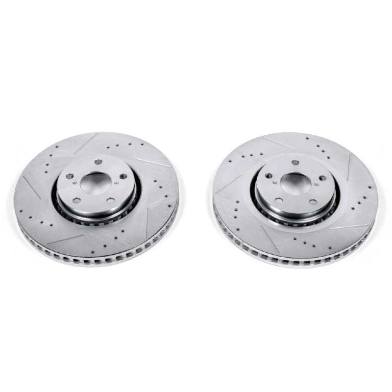 PowerStop fits Lexus 07-11 GS350 Front Evolution Drilled & Slotted Rotors - Pair