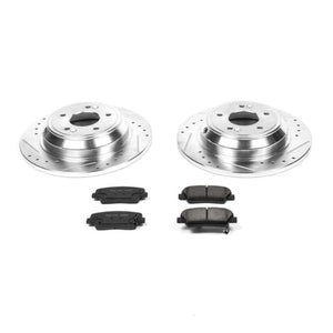 PowerStop K5847 2009 fits Hyundai Genesis Rear Z23 Evolution Sport Brake Kit