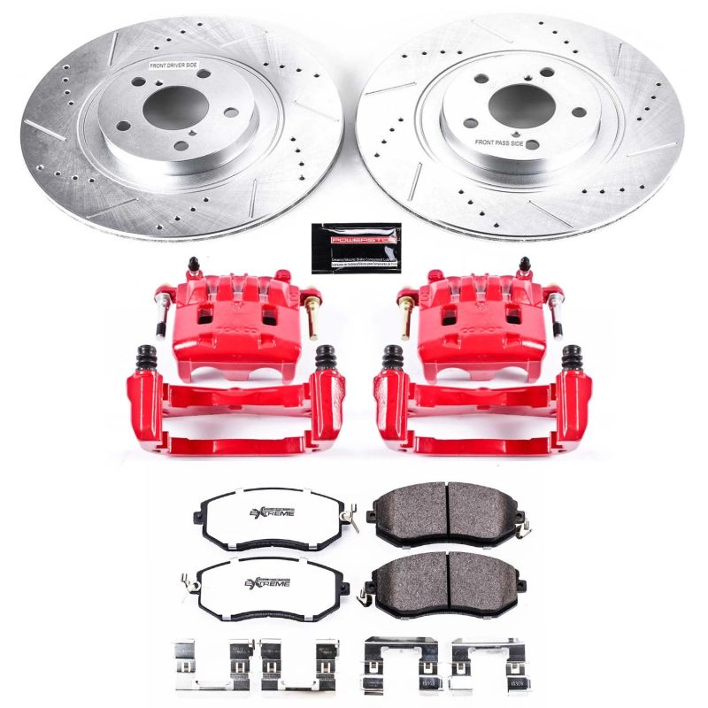 PowerStop fits Subaru Crosstrek Front Z26 Street Warrior Brake Kit w/Calipers
