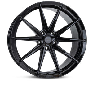 Vossen HFX-2 19x9.5 - 5x112 - ET35 - Deep Face - 66.5 - Gloss Black Wheel