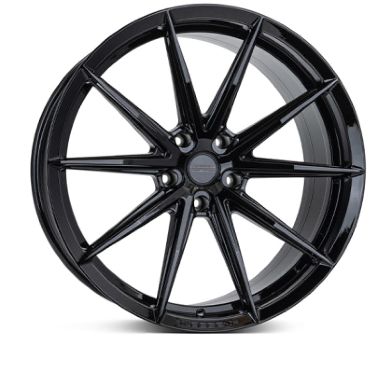 Vossen HFX-2 19x9.5 - 5x112 - ET35 - Deep Face - 66.5 - Gloss Black Wheel
