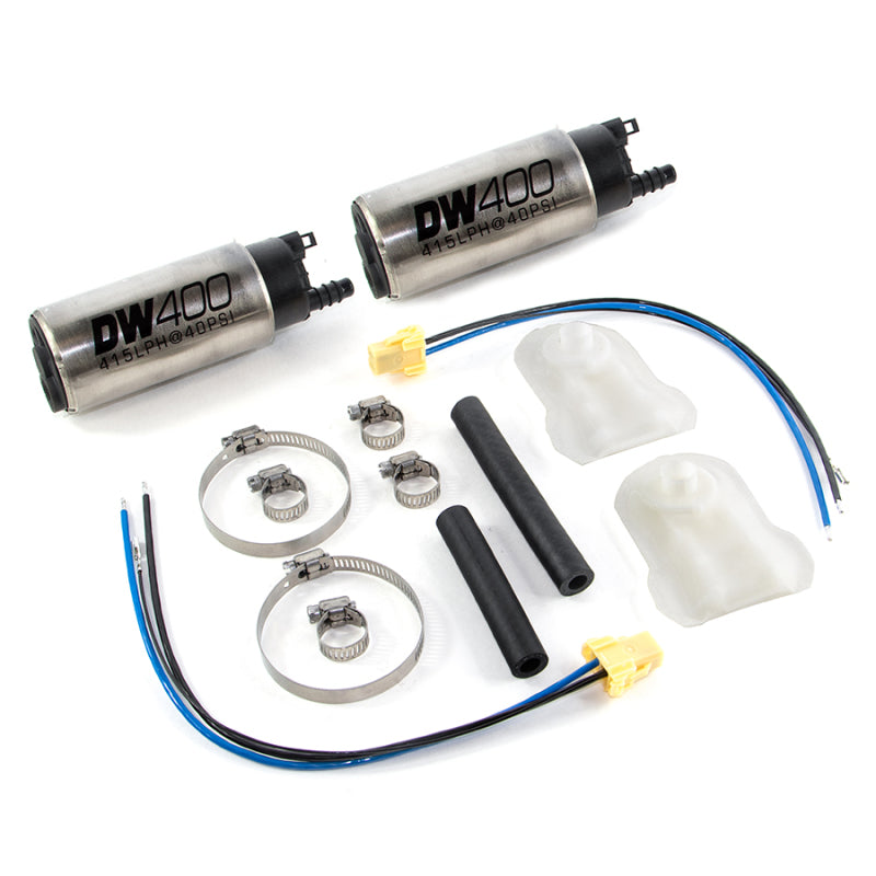 DeatschWerks 9-401-1049 415LPH DW400 In-Tank Fuel Pump w/ 9-1049 Install Kit 99-04 fits Ford 150 Lightning