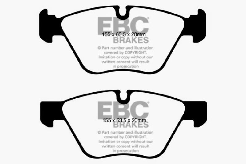 EBC DP21600 fits BMW 08-10 128 3.0 Greenstuff Front Brake Pads