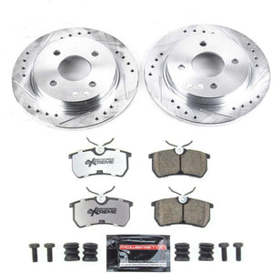 PowerStop K1363-26 14-19 fits Ford Fiesta Rear Z26 Street Warrior Brake Kit