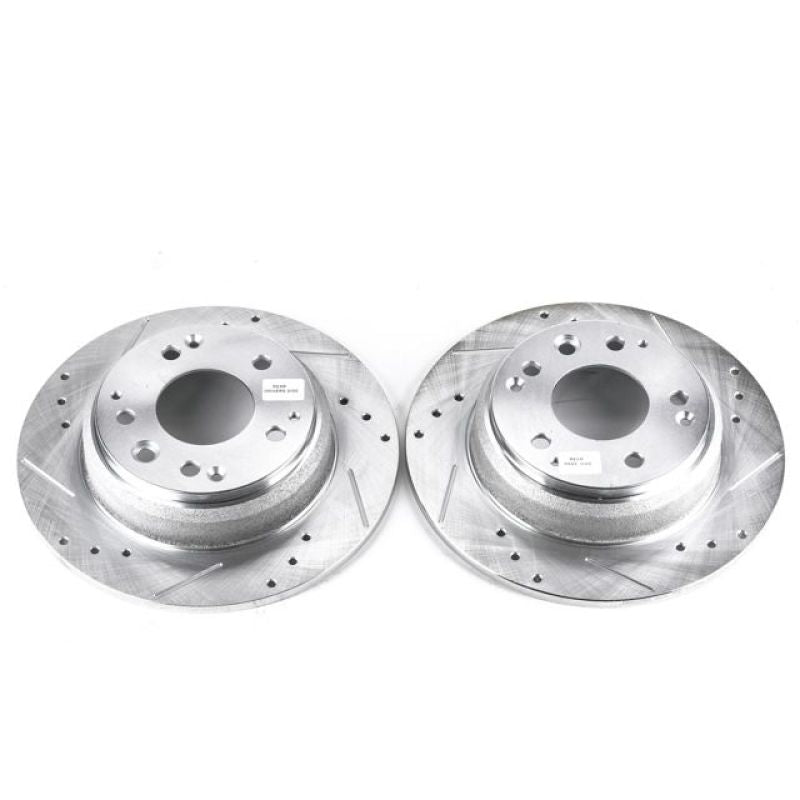 PowerStop fits Acura 91-95 Legend Rear Evolution Drilled & Slotted Rotors - Pair