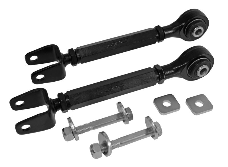 SPC Performance 72052 Nissan 350Z/03-07 fits Infiniti 03-08 G35 Rear Adjstbl Camber Arms w/Toe Cams&Lock Plates