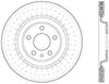 Stoptech 126.33137CSL 12-13 fits Audi A6 Quattro/11-12 A7 Quattro / 10-13 S4 Rear Left Cryo Slotted Rotor