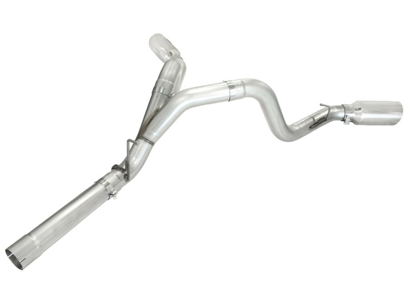 AFE 49-04043-P rce XP Exhaust Aluminized Dual Split DPF Back 11-15 fits GM Dies