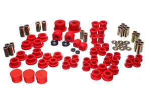 Energy Suspension 11.18105R 2016 fits Mazda Miata (ND) Red Hyper-flex Master Bushing Set