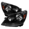Xtune 9023842honda Odyssey Crystal Headlights Black HD-JH-HODY05-AM-BK