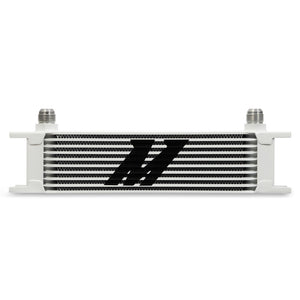 Mishimoto MMOC-10WT Universal 10 Row Oil Cooler - White