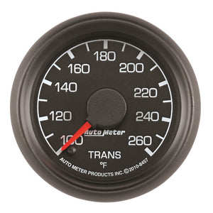 AutoMeter 8457 fits Ford 52.4mm Full Sweep 100-260 Deg Transmission Temp Gauge