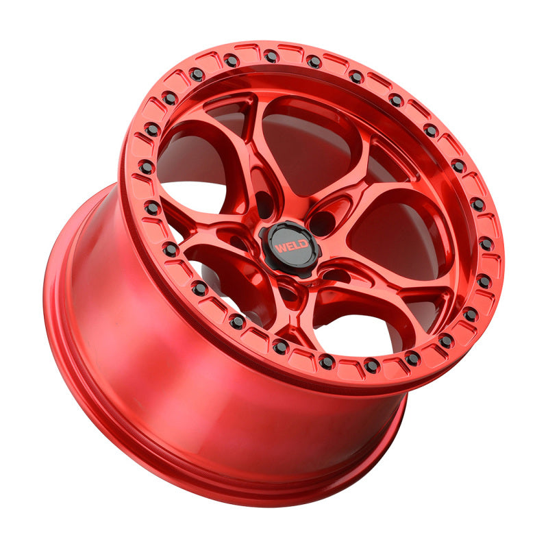Weld  W90679075450 Off-Road W906 17X9 Ledge Beadlock 5X127 ET-12 BS4.50 Candy Re