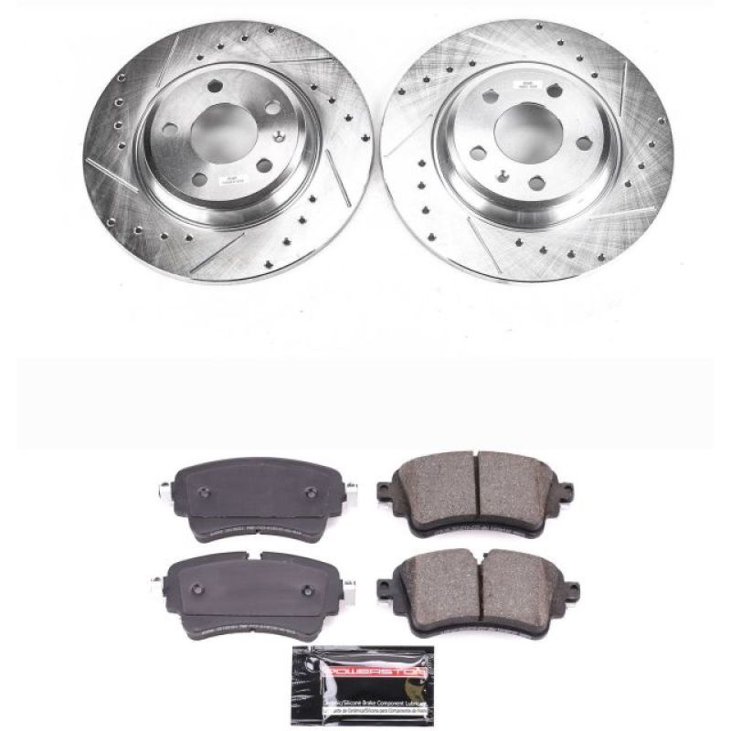 PowerStop K8091 2019 fits Audi A4 Rear Z23 Evolution Sport Brake Kit