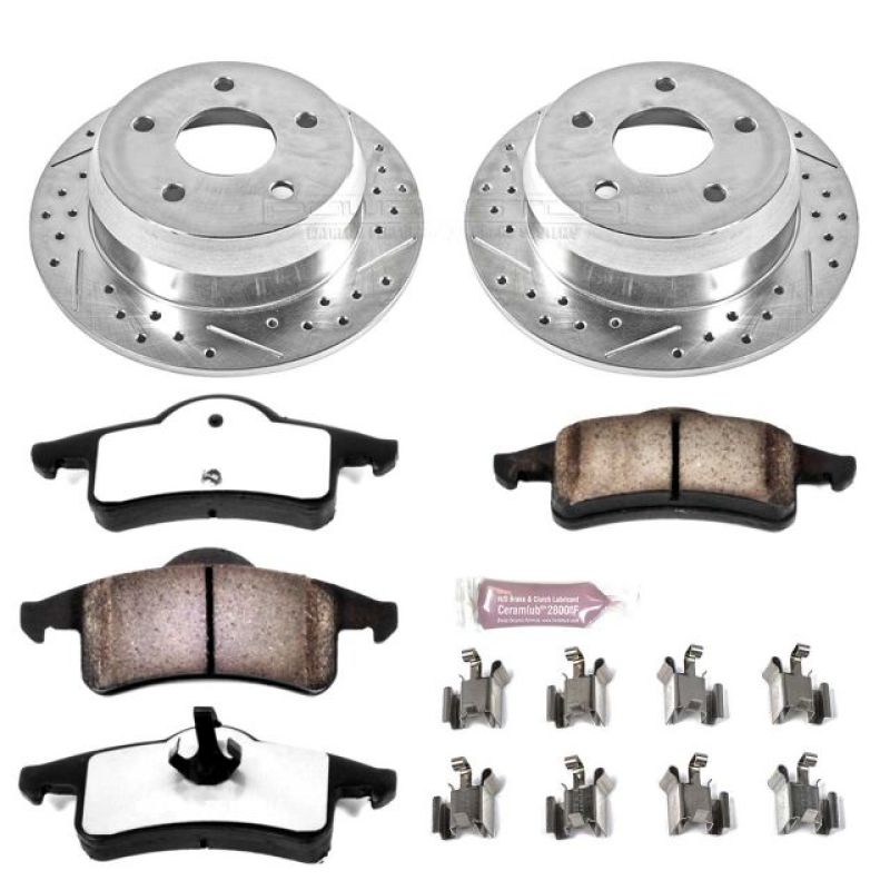 PowerStop K2151-36 99-04 fits Jeep Grand Cherokee Rear Z36 Truck & Tow Brake Kit