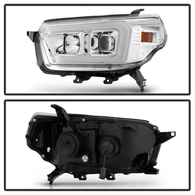 Spyder 5087461 Signature fits Toyota 10-13 4Runner Projector Headlights - Chrom