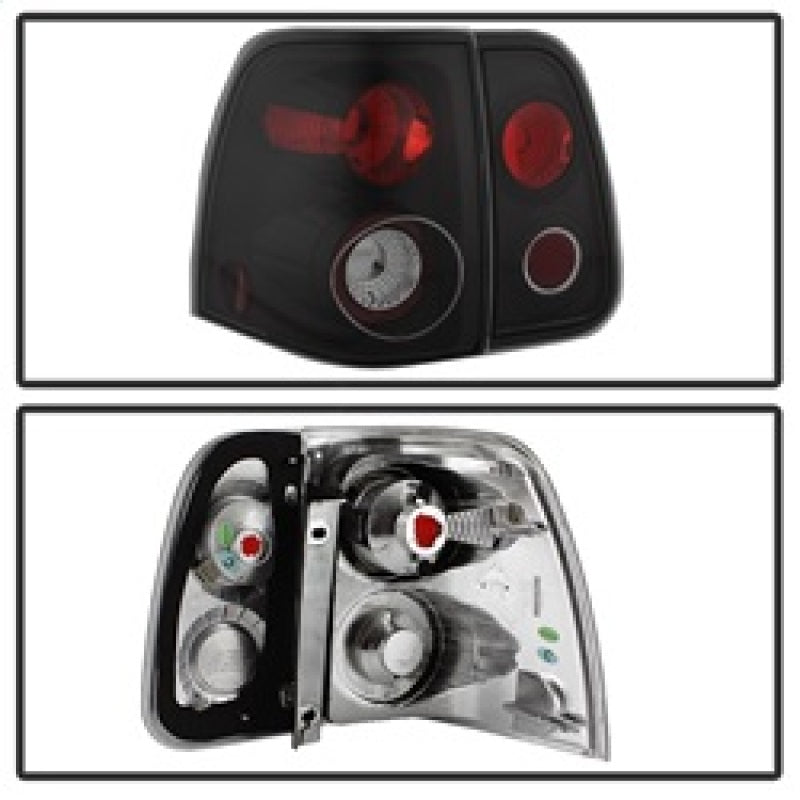 Spyder 5005946 fits Lincoln 03-06 Navigator Euro Style Tail Lights Black ALT-YD