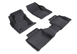 3D MAXpider 2014-2015 fits Kia Sorento Kagu 1st Row Floormat - Black