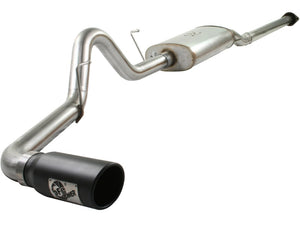 AFE 49-43015-B rce XP 3in 409SS Cat Back Exhaust w/ Black Tips for 09-10 fits F