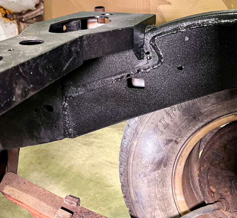 RustBuster RB7502R Rust Buster 2004-2012 fits GM Colorado & Canyon Crew Cab Rear Over Axle Frame Section - Right