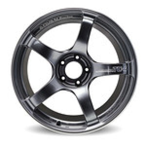 Advan YAD8J45EBGR TC4 18x9.5 +45 5x114.3 Racing Black Gunmetallic and Ring Wheel