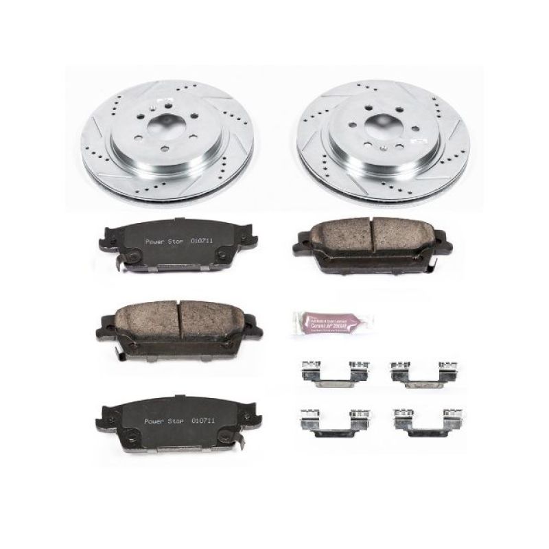 PowerStop K4568 fits Cadillac 04-09 SRX Rear Z23 Evolution Sport Brake Kit
