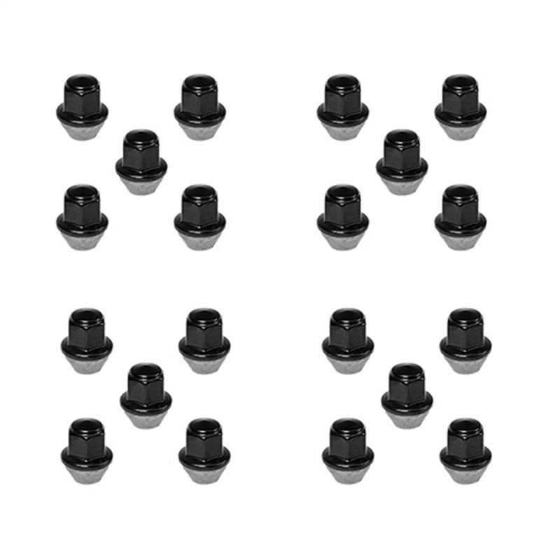 fits Ford 15-18 Racing M-1012K-MB Mustang Black Lug Nut Kit (20 Lug Nuts)