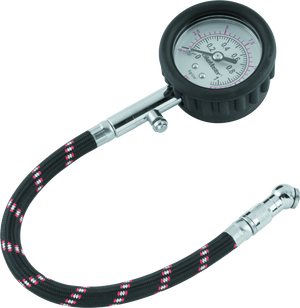 BikeMaster 151503 BikeMaster Tire Pressure Gauge/Hose 15 PSI