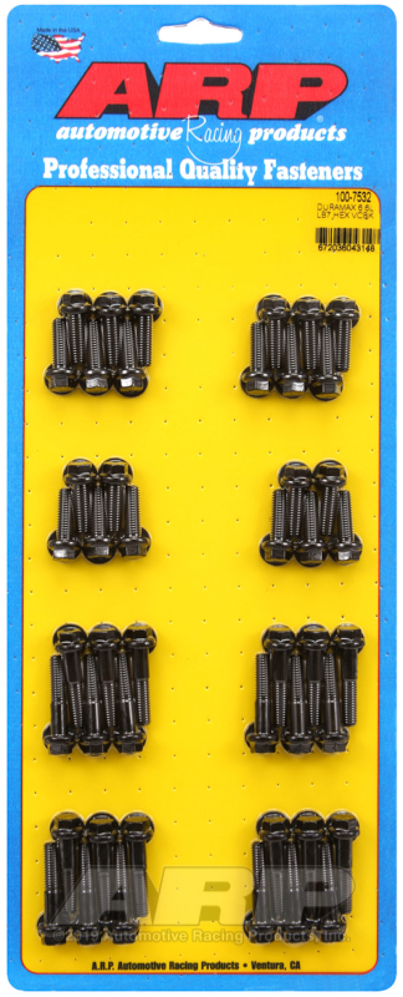 ARP 100-7532 Duramax 6.6L LB7 Hex Valve Cover Bolt Kit