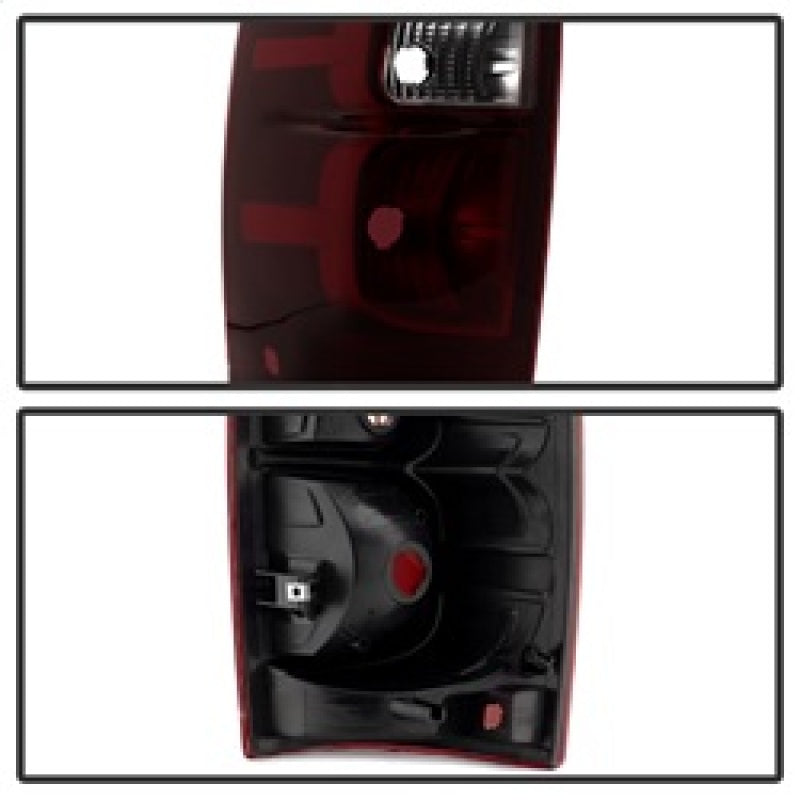 9031854 Xtune fits Chevy 07-13 Avalanche OE Style Tail Lights Red Smoked ALT-J