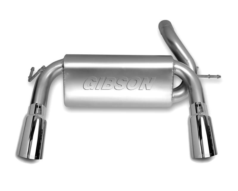 Gibson 17303 fits Jeep 12-17 Wrangler JK Rubicon 3.6L 2.5in Cat-Back Dual Split Exhaust - Aluminized