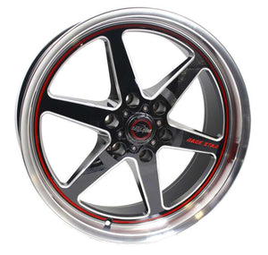 Race Star 93-090851BM 93 Truck Star 20x9 6x5.50bc 6.00bs Black/Machined Wheel