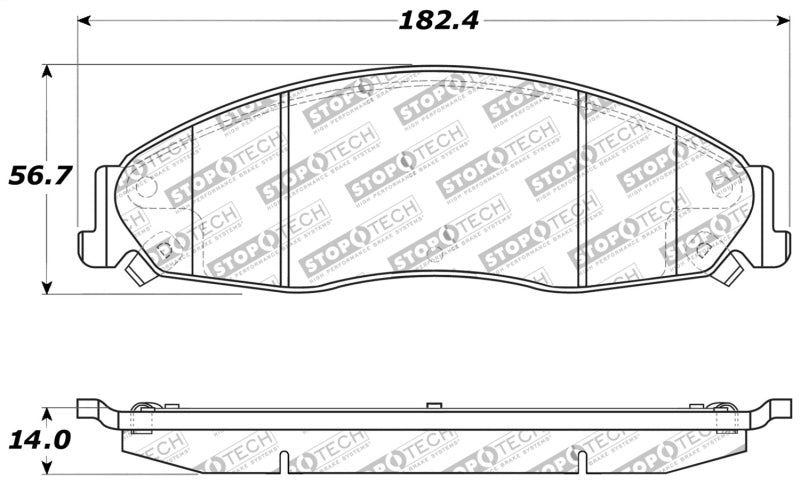 Stoptech 309.0921 Performance Brake Pads