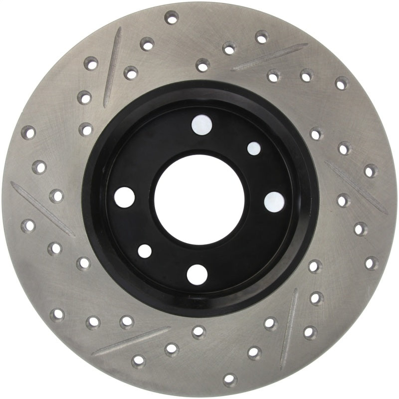 Stoptech 127.04001L Slotted & Drilled Sport Brake Rotor
