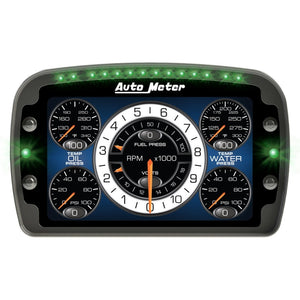 AutoMeter 6021 Autometer Racing Instrument Display Color LCD Including Shift and Alarm Lights Datalogging CD7