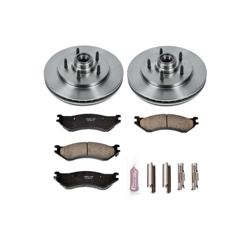 PowerStop KOE1878 fits Ford 97-00 Expedition Front Autospecialty Brake Kit