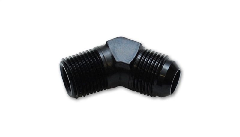 Vibrant 10246 -16AN to 1in NPT 45 Degree Elbow Adapter Fitting