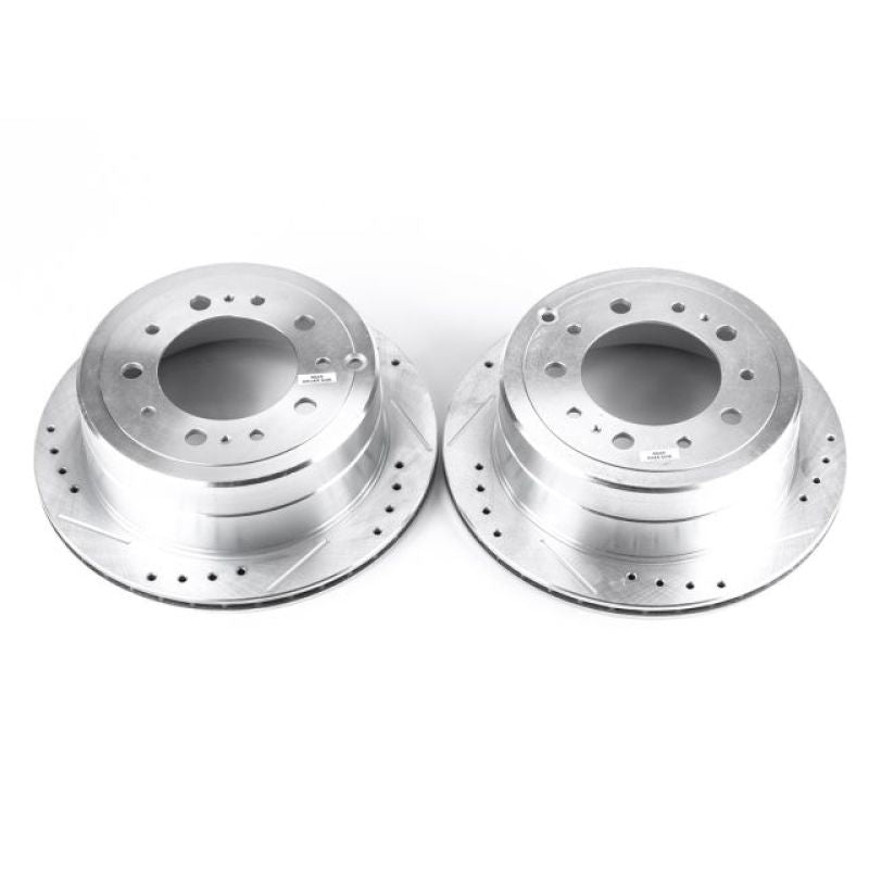 PowerStop fits Lexus 98-07 LX470 Rear Evolution Drilled & Slotted Rotors - Pair