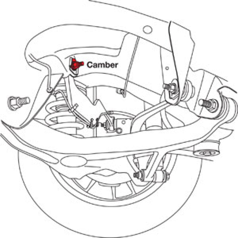 SPC Performance 82106 07-17 fits GMC Acadia Rear Camber Adjustment Kit w/ xAxis