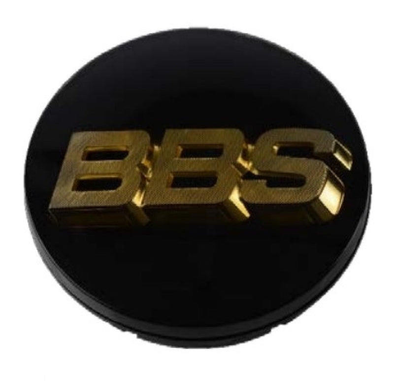 BBS 56.24.073 Center Cap 70.6mm Black/Gold (3-tab) (56.24.080)