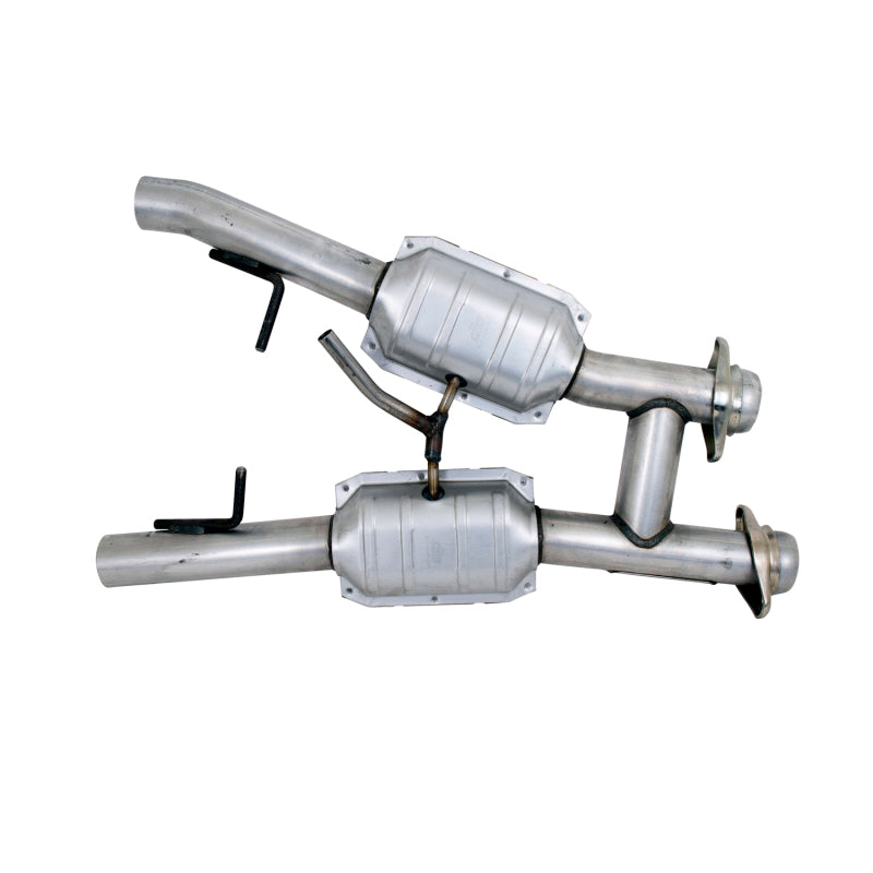 BBK  1563 Mustang 5.0 High Flow H Pipe With Catalytic Converters - 2-1/2